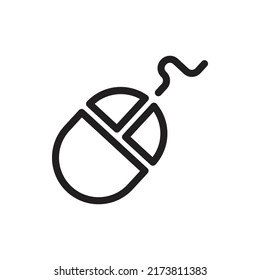 Mouse pointer education line icon Logo Illustration Vector isolated, education icon-set, suitable for web design, logo and app.