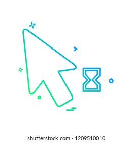 Mouse pointer icon design vector