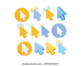 Mouse pointer icon illustration vector rendering