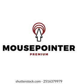 Mouse Pointer Icon Vector Logo Template Illustration Design