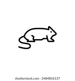 mouse rat animal icon element