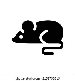 Mouse rat icon vector graphic illustration