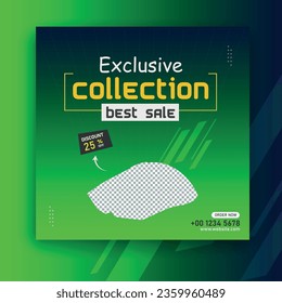 mouse sale electronic agency social media web banner post template