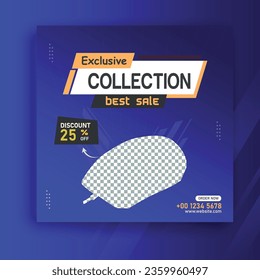 mouse sale electronic agency social media web banner post template