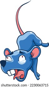 The Mouse is Scared when Falling from a Height