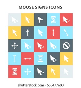 Mouse Sign Icons