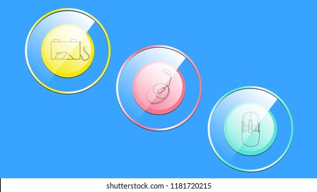 Mouse sign illustration. Vector.