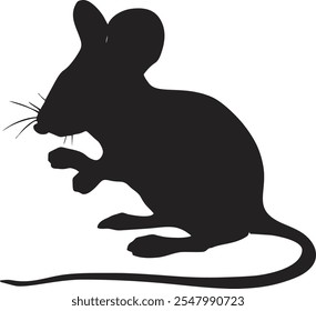  A Mouse Silhouette for Creative Designs 
