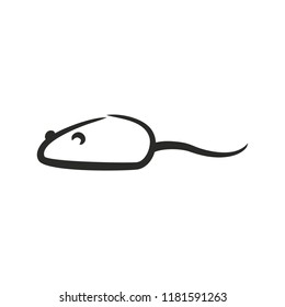 Mouse sketch. Stylized drawing