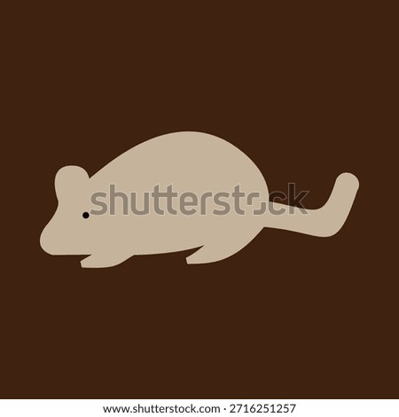 Mouse smart trendy colorful vector stunning design useful Illustration colorful background.eps