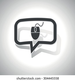 Mouse sticker icon