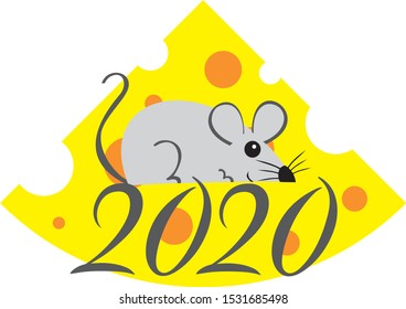 a mouse is the symbol of new year 2020