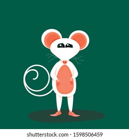 Mouse. Symbol of the upcoming new 2020.