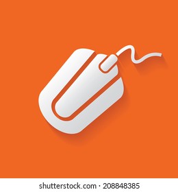 Mouse symbol,clean vector