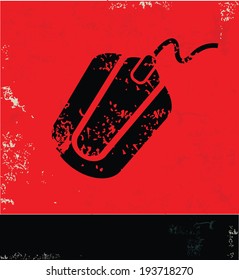 Mouse symbol,vector