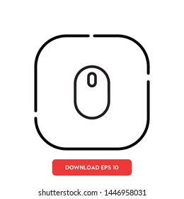 Mouse, technology symbol vector icon