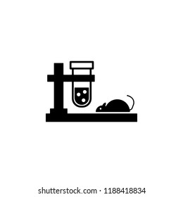 mouse, testing icon. Element of genetics and bioengineering icon. Premium quality graphic design icon. Signs and symbols collection icon for websites, web design, mobile app