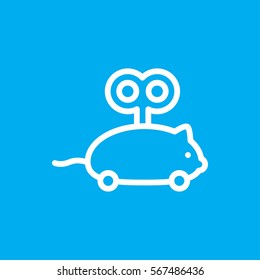 mouse toy icon illustration isolated vector sign symbol