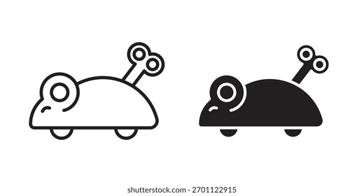 Mouse toy icon vector glyph flat and trendy stroke line pack