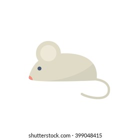 mouse toy icon. vector illustration