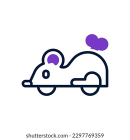 icono del juguete del ratón para el diseño de tu sitio web, logotipo, aplicación, interfaz de usuario.
