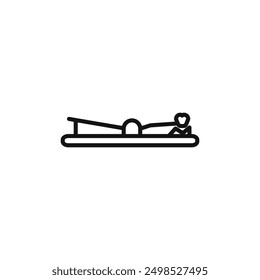 Mouse trap icon isolated on white background