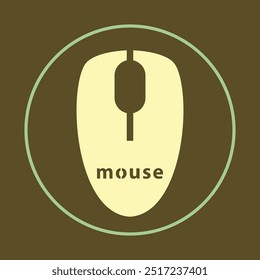 Mouse trendy icon majestic abstract vector illustration colorful artwork lovely design.eps