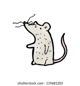 Mouse With Twitching Nose Cartoon