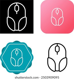 Mouse Unique Vector Icon Illustration