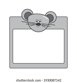 mouse vector animal frames eps 10