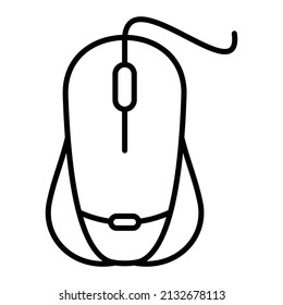 Mouse vector icon. Can be used for printing, mobile and web applications.