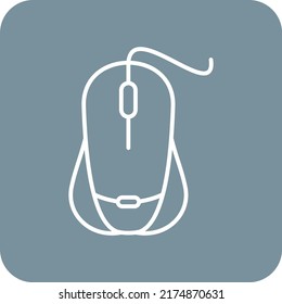 Mouse vector icon. Can be used for printing, mobile and web applications.