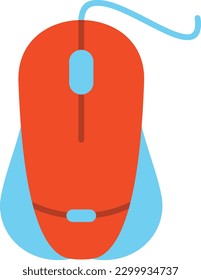 Mouse vector icon. Can be used for printing, mobile and web applications.