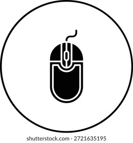 Icono de Vector del ratón. Se puede utilizar para aplicaciones de impresión, móviles y de Web.