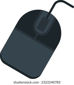 Mouse Vector Icon Flat Style