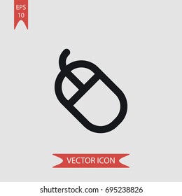 Mouse vector icon, illustration symbol