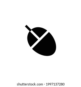Mouse vector icon, isolated on white background