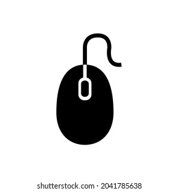Mouse vector icon. PC illustration sign. computer symbol. device logo or mark.