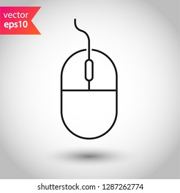Mouse vector icon. Mouse sign. Mouse sign.