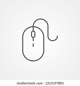 Mouse vector icon sign symbol