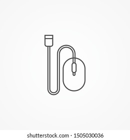 Mouse vector icon sign symbol