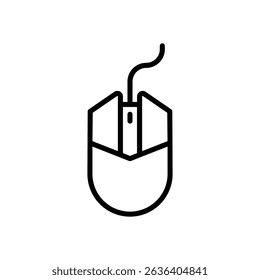Mouse vector icon stock illustration