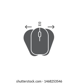 Mouse vector icon symbol isolated on white background