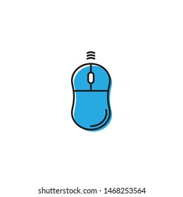 Mouse vector icon symbol isolated on white background