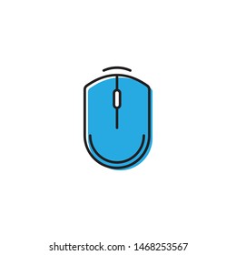 Mouse vector icon symbol isolated on white background