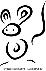 Mouse vector illustration
