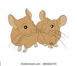 ilustración del vector del ratón, dibujo del color, vector, fondo blanco