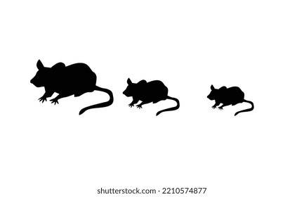 mouse vector illustration design black and white line art