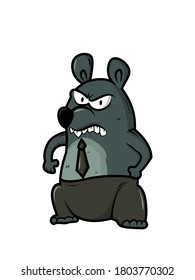 mouse vector illustration on with background