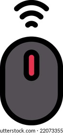ilustración del vector del ratón sobre un fondo transparente.Símbolos de calidad superior.Iconos vectoriales de trazo para el diseño de conceptos y gráficos.